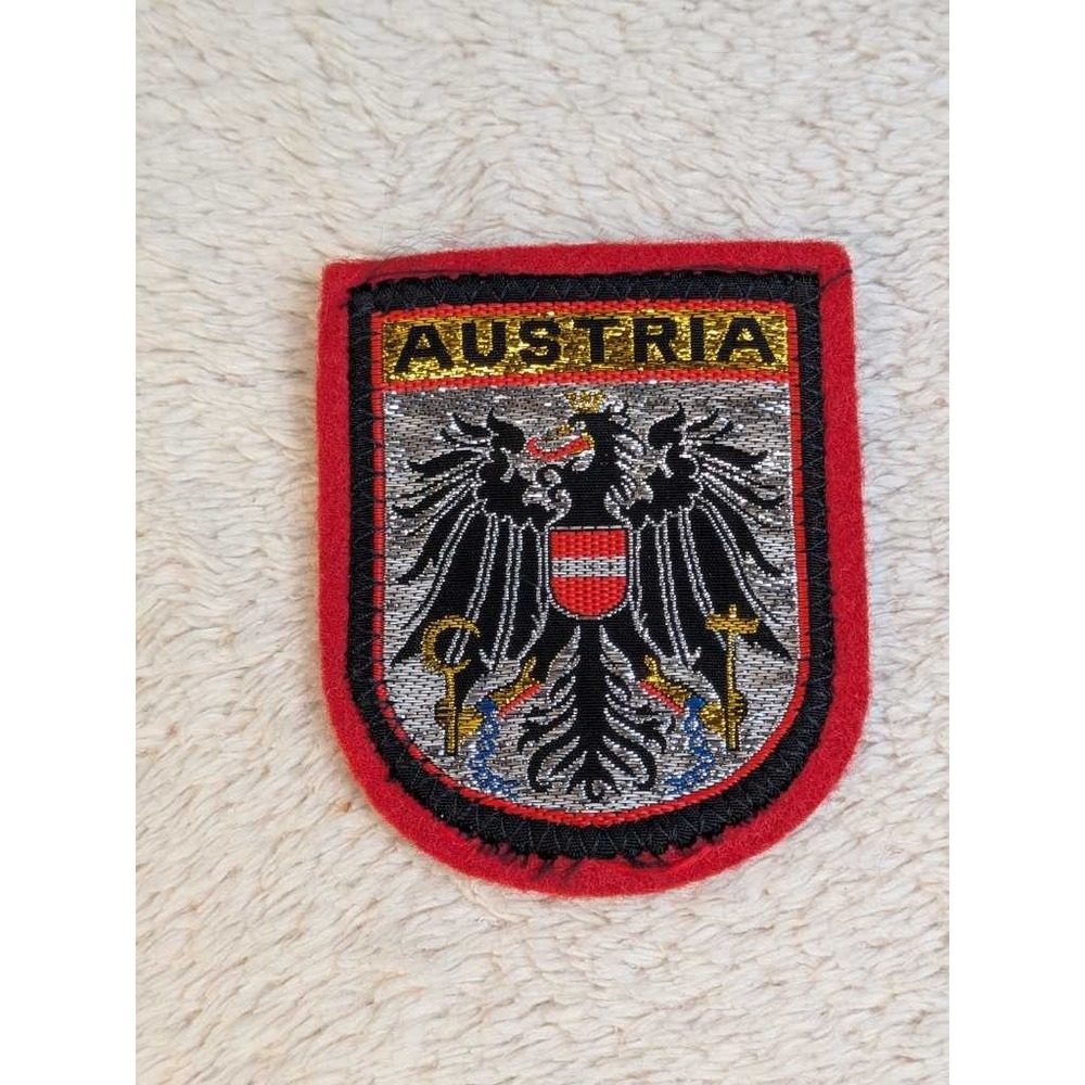 Austria Embroidered Patch - Coat of Arms Eagle Military Souvenir‎ Badge
